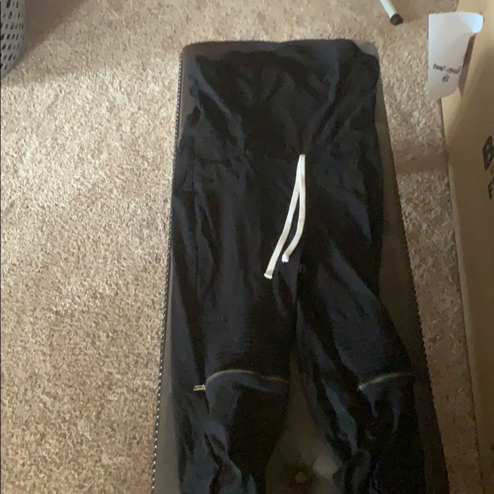 Tube top jegging jumpsuit